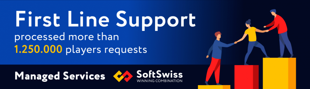Поддержка первой линии SoftSwiss обработала более 1.250.000 запросов игроков в 2020 году