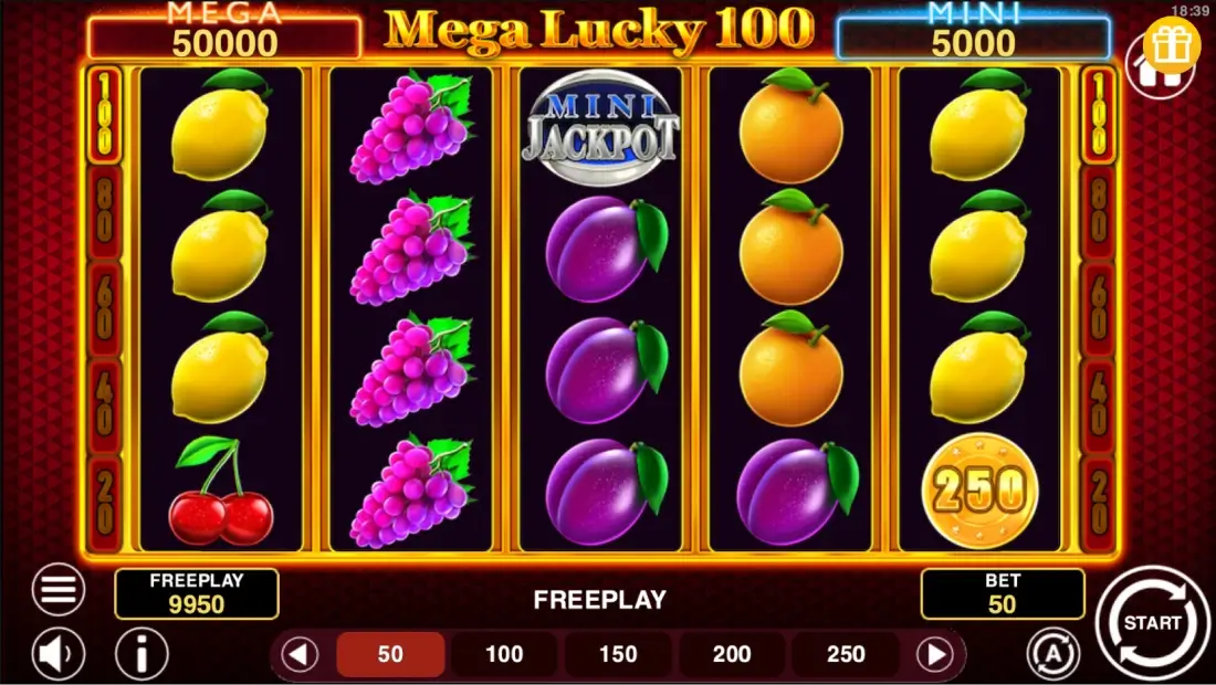 Mega Lucky 100 1spin4win