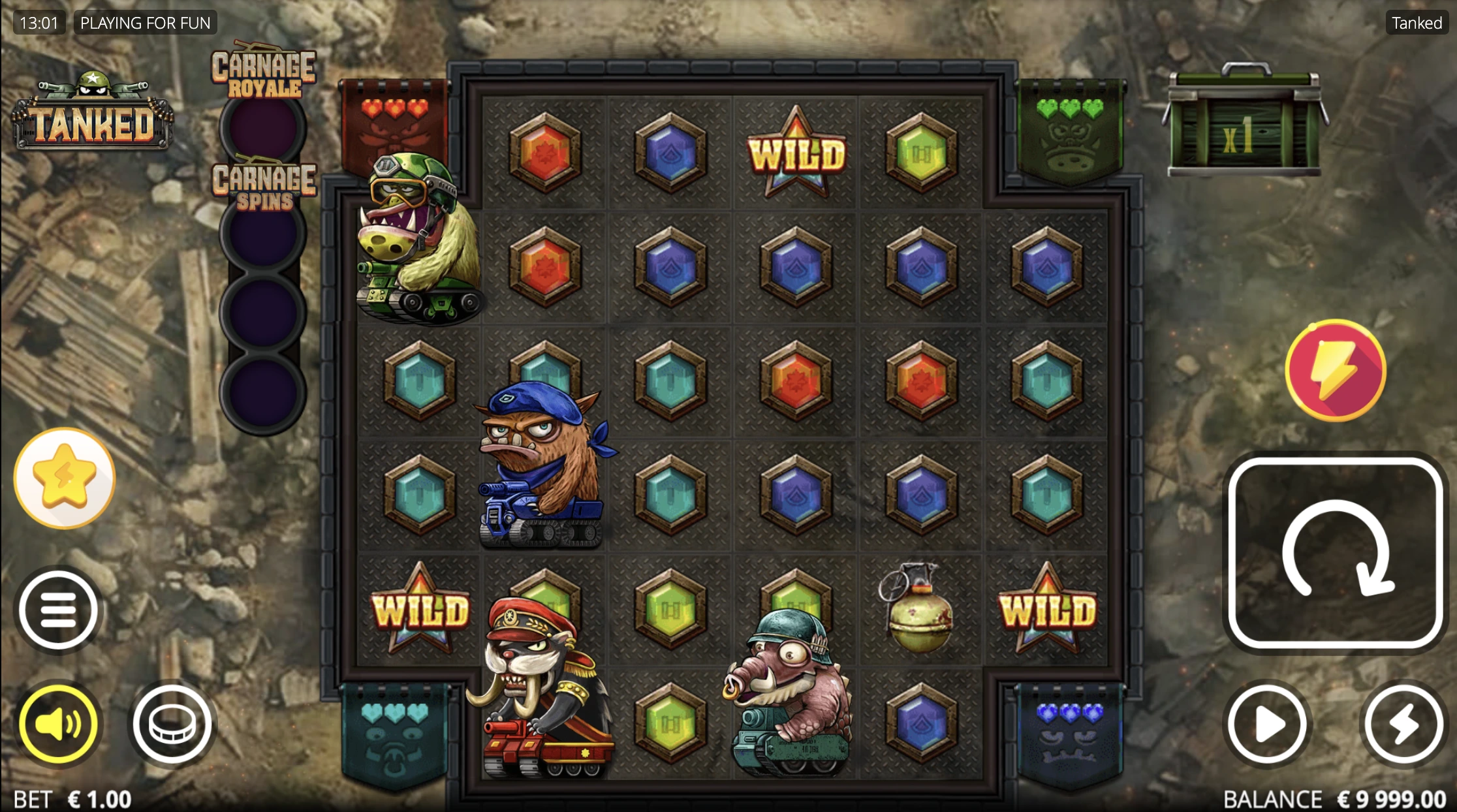 tanked slot nolimit city