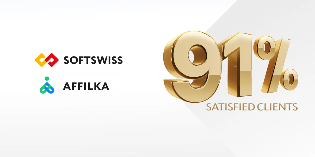 Affilka by SOFTSWISS набрала 91% удовлетворенности клиентов