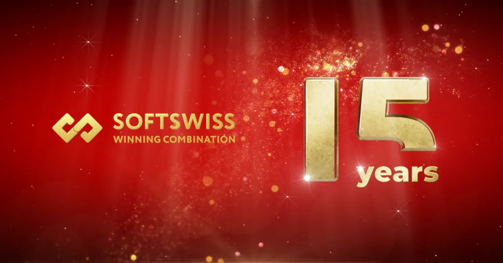 15 anos da SOFTSWISS: comemorando a excelência em iGaming