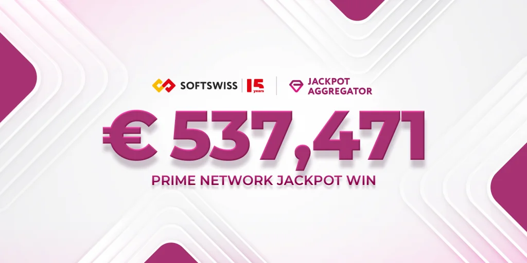 Джекпот SOFTSWISS Prime Network в последнем розыгрыше превысил 537 тысяч евро