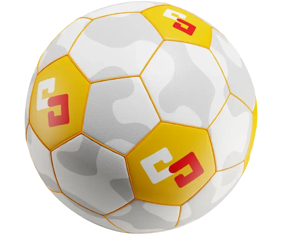 sportsbook logo with a ball and SOFTSWISS rhombuses