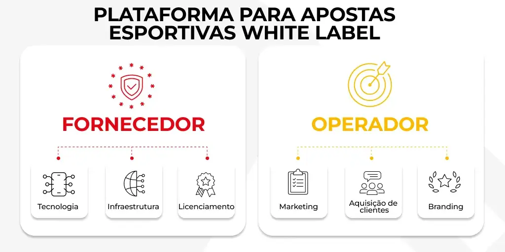 Divisão de responsabilidades: Fornecedor vs Operador