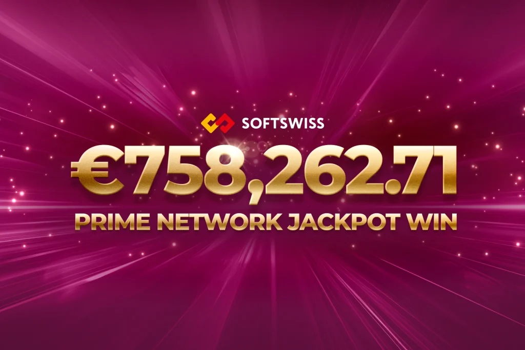 Prime Network Jackpot da SOFTSWISS premia €758.262,71