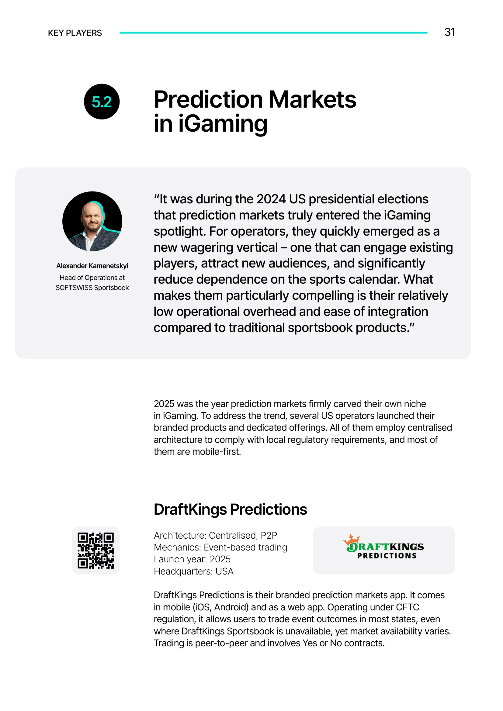Prediction markets insights