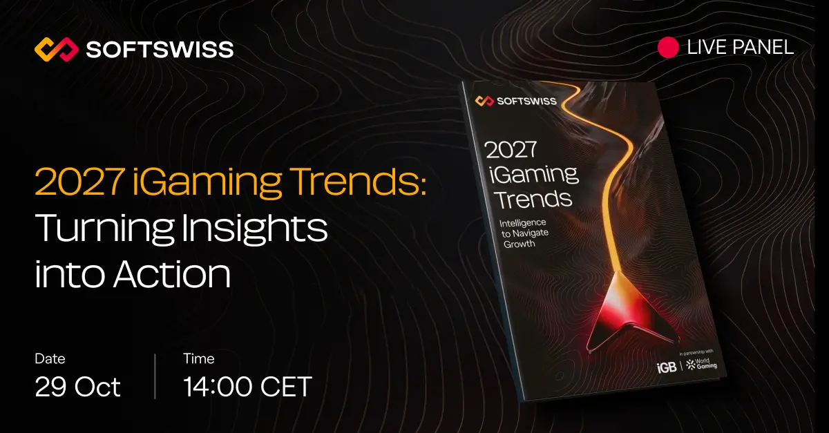 SOFTSWISS and WorldGaming to Host Live Panel on 2027 iGaming Trends on 29 October 2026